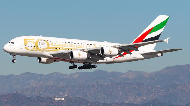 A6-EUU:Airbus A380-800:Emirates Airline